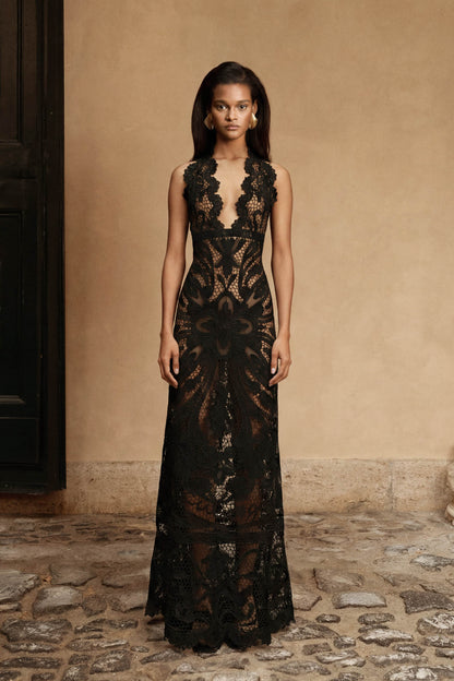 GEMINI GOWN - BLACK