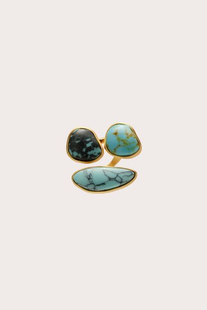 INA RING SET - TURQUOISE MULTI