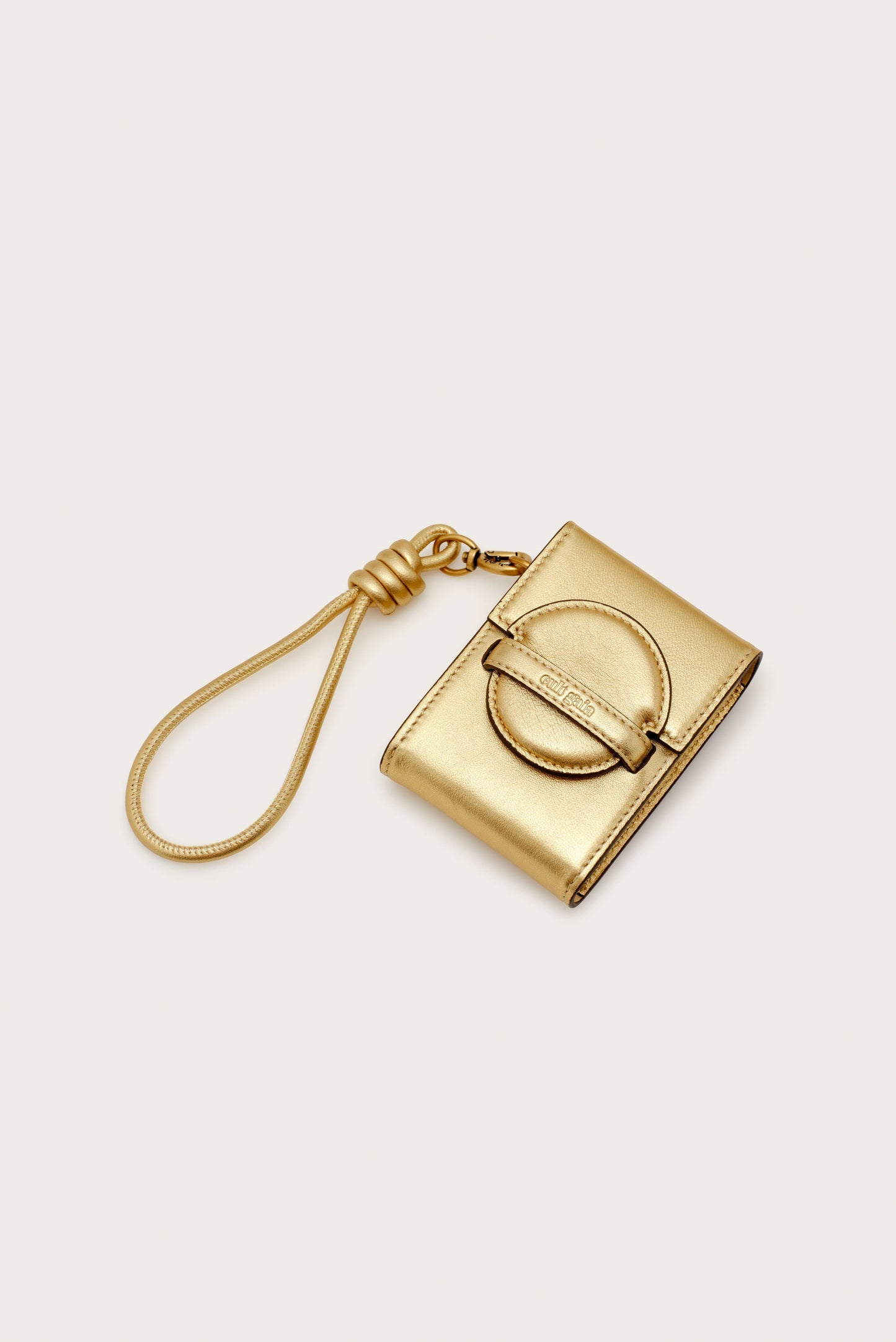 LEO PLAYING CARDS & CASE - BRASS
