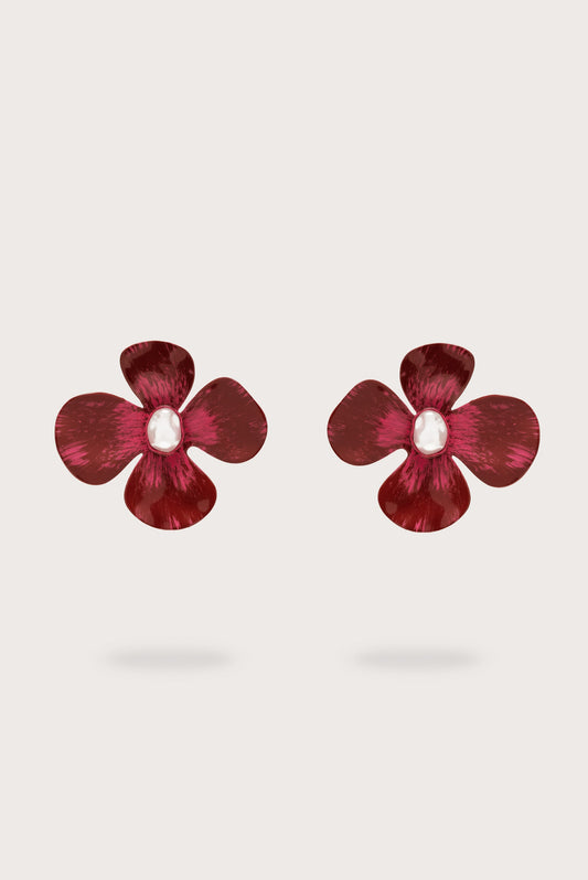 LUCKY EARRING - WINTER PLUM