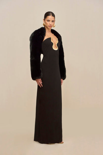 ABRIL GOWN - BLACK