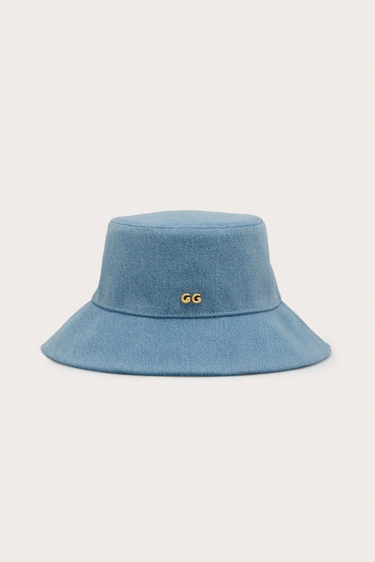 MADDIE DENIM HAT - VINTAGE BLUE