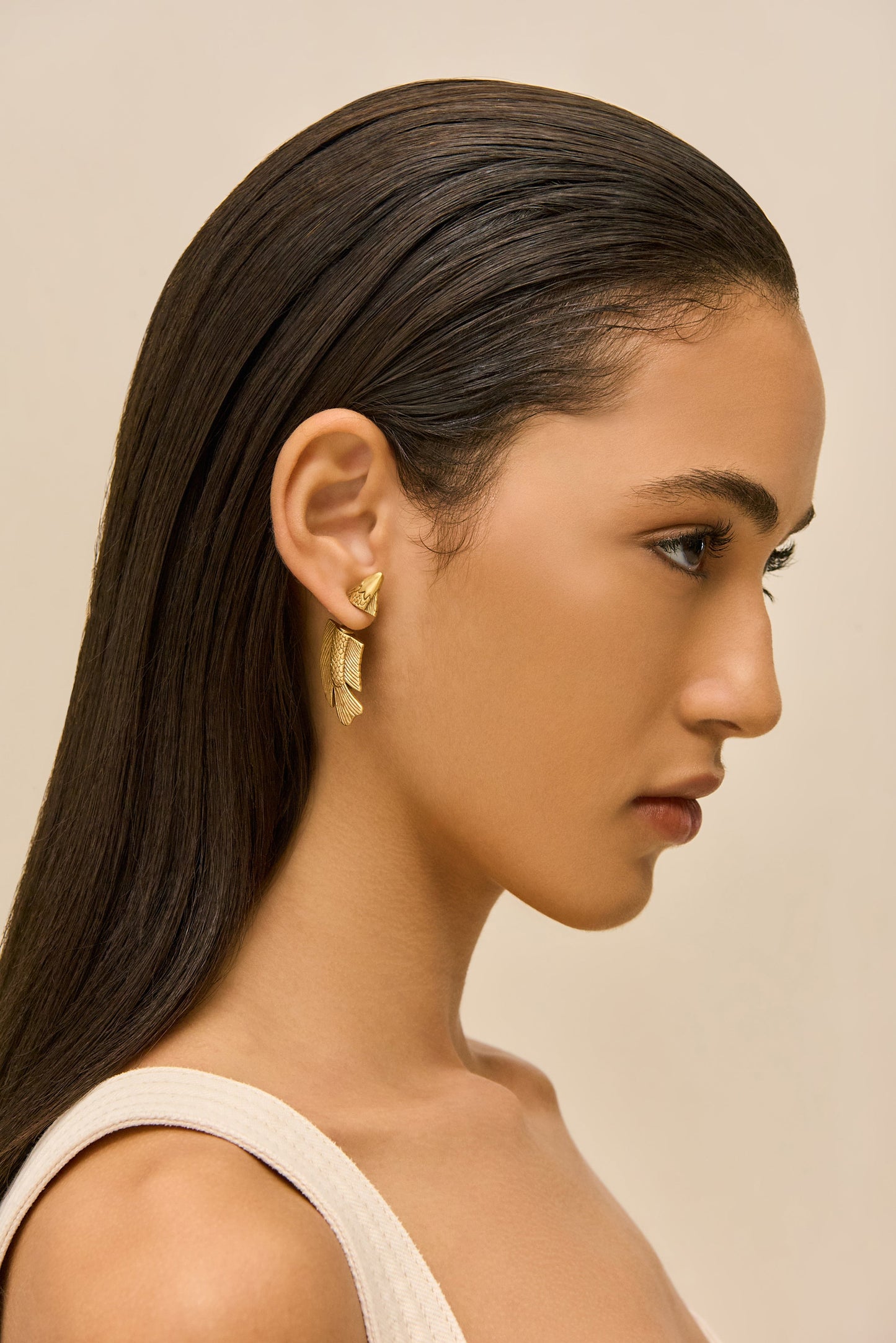 NEEMO EARRING - ANTIQUE BRASS