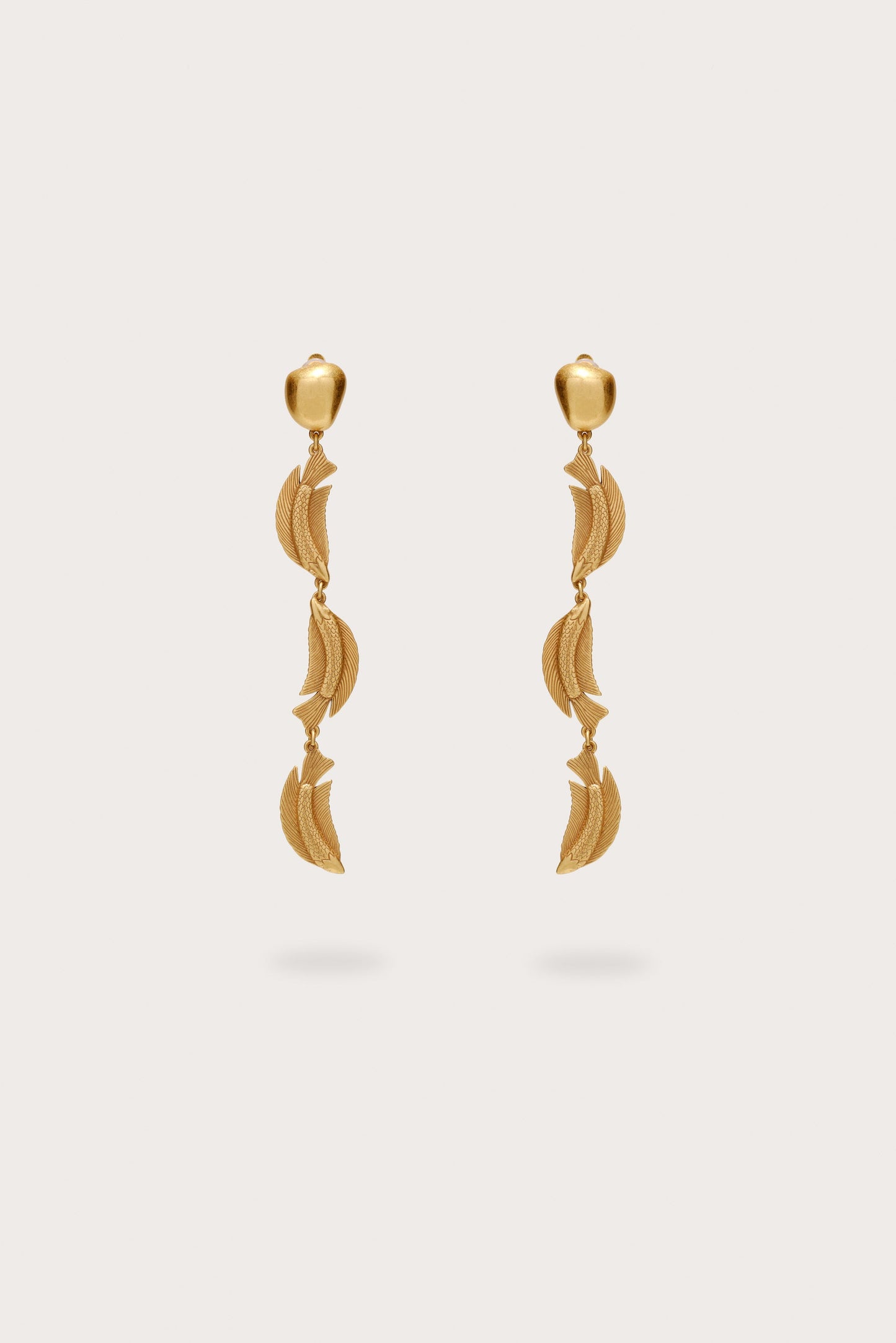 NEEMO TRIO EARRING - ANTIQUE BRASS