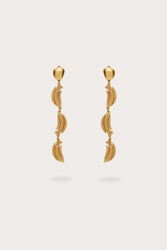 NEEMO TRIO EARRING - ANTIQUE BRASS