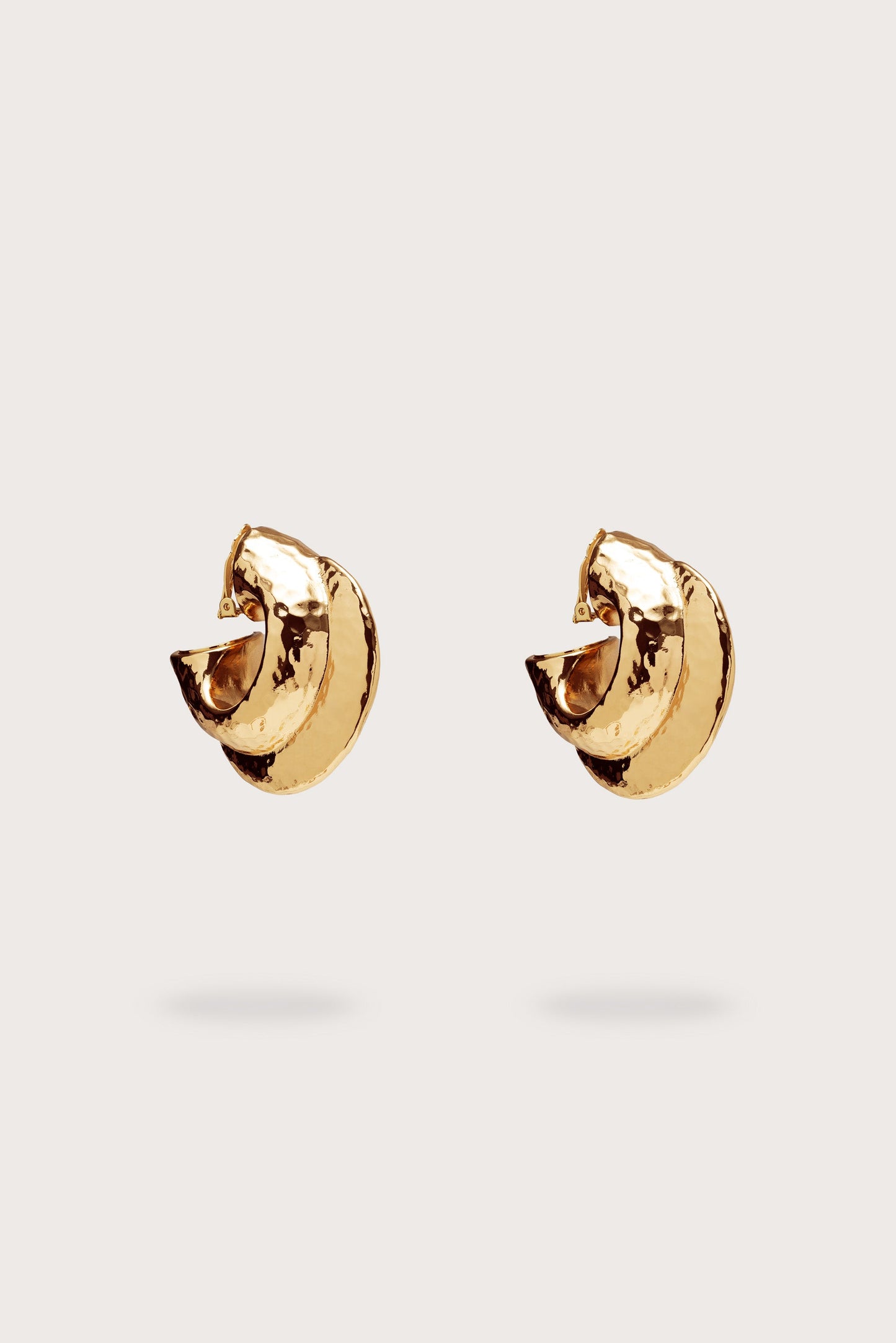NOVA EARRING - SHINY BRASS