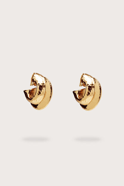 NOVA EARRING - SHINY BRASS