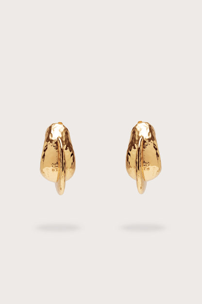 NOVA EARRING - SHINY BRASS