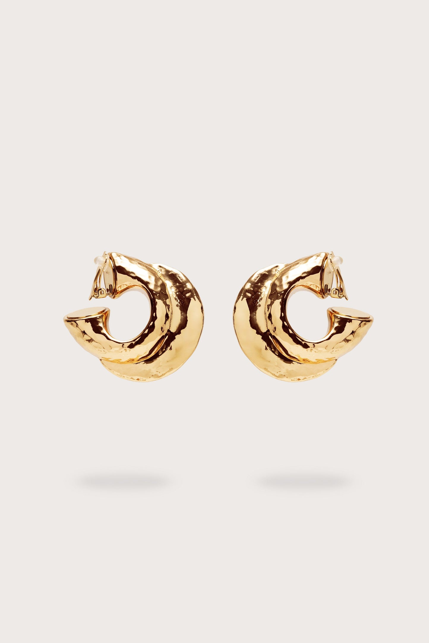 NOVA EARRING - SHINY BRASS