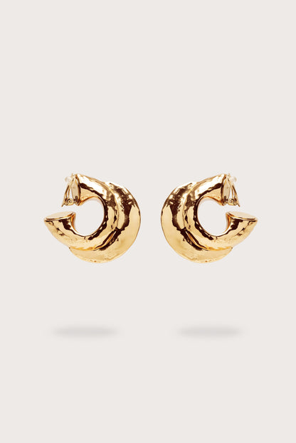 NOVA EARRING - SHINY BRASS