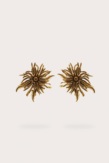 OCTAVIA EARRING - ANTIQUE BRASS