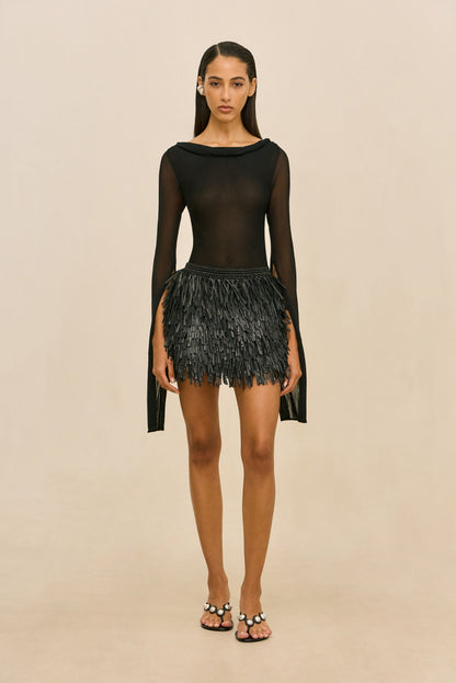 DARRYL SKIRT - BLACK