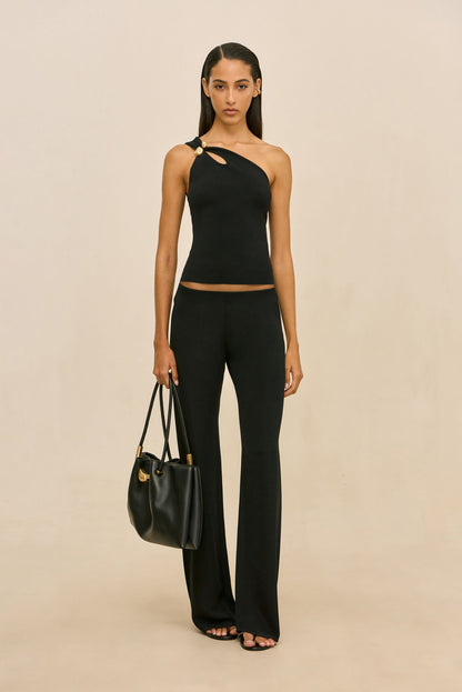 ANOUK KNIT TOP - BLACK