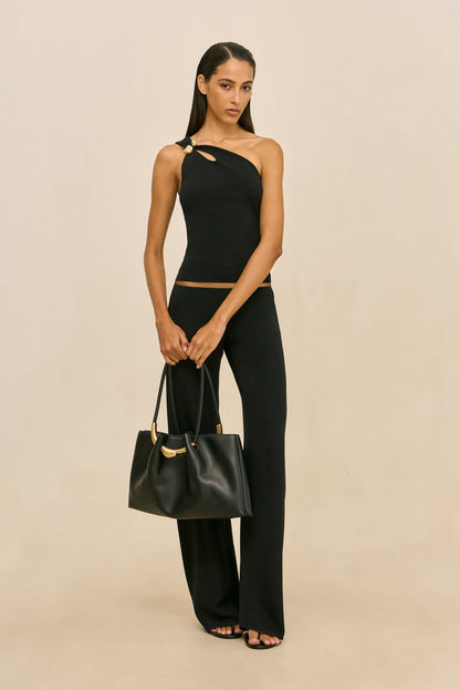 ANOUK KNIT TOP - BLACK