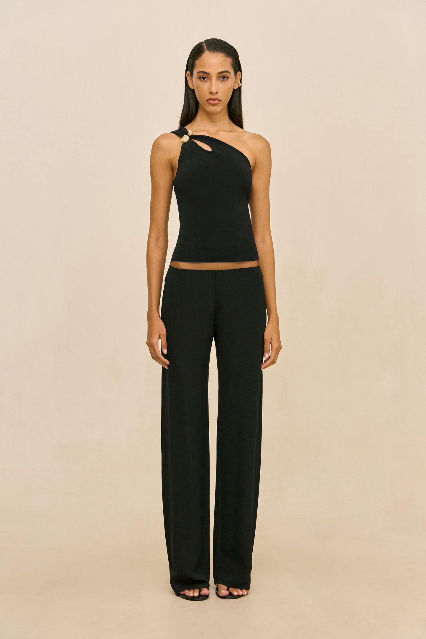 ANOUK KNIT TOP - BLACK