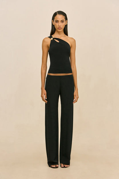 ANOUK KNIT TOP - BLACK