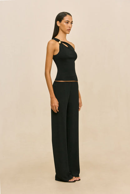 ANOUK KNIT TOP - BLACK