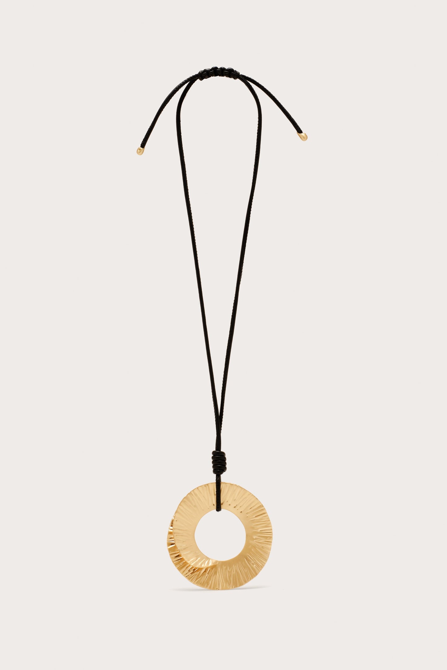 REN NECKLACE - BRUSHED BRASS