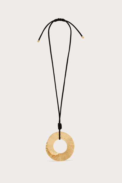 REN NECKLACE - BRUSHED BRASS