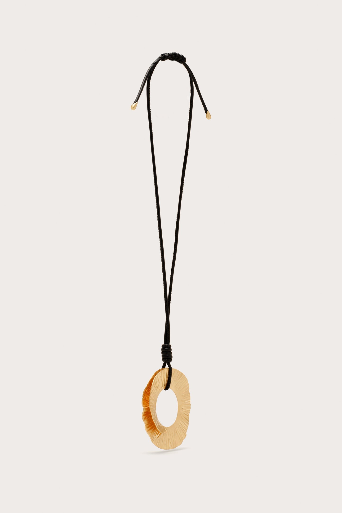 REN NECKLACE - BRUSHED BRASS