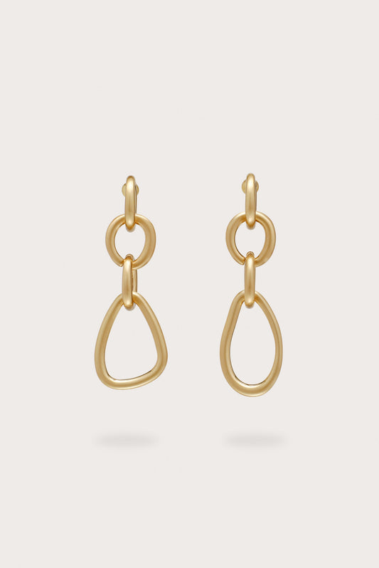 REYES EARRING - BRASS