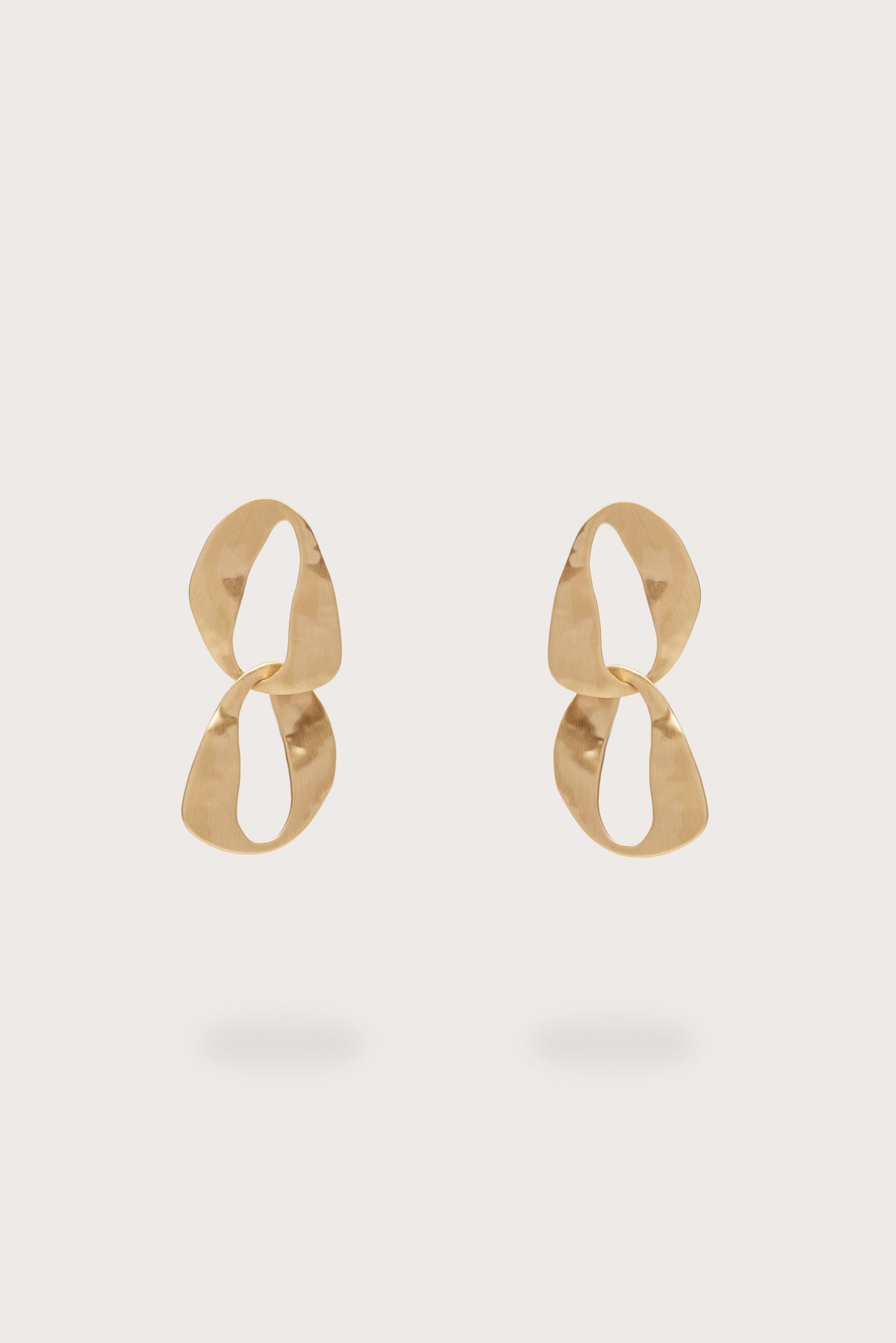 RUE MINI DROP EARRING - BRUSHED BRASS