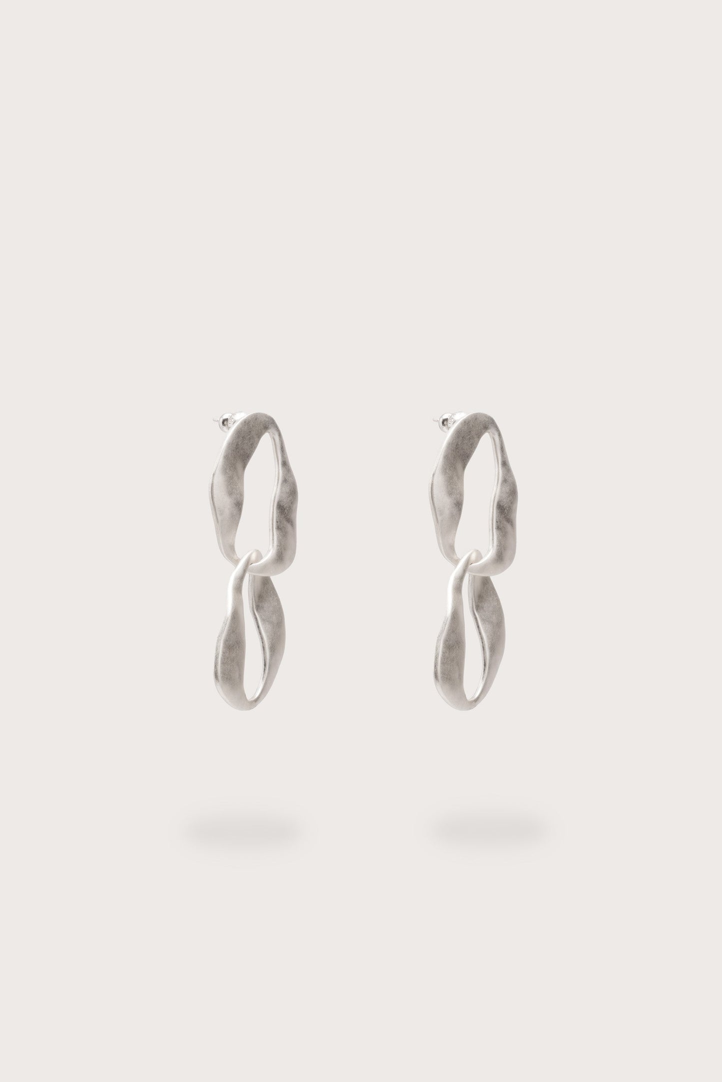 RUE MINI DROP EARRING - ANTIQUE SILVER