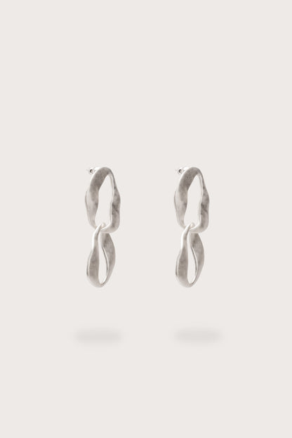 RUE MINI DROP EARRING - ANTIQUE SILVER