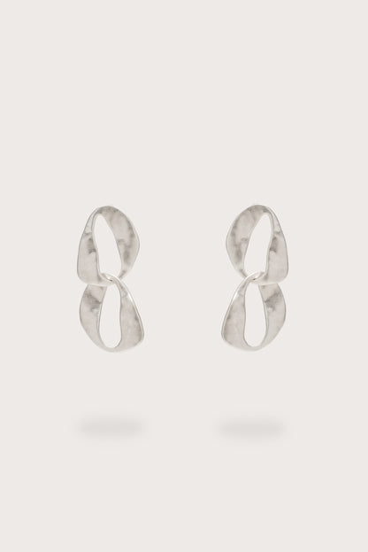 RUE MINI DROP EARRING - ANTIQUE SILVER