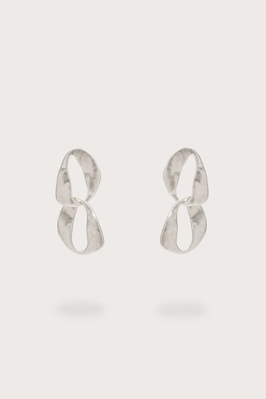 RUE MINI DROP EARRING - ANTIQUE SILVER