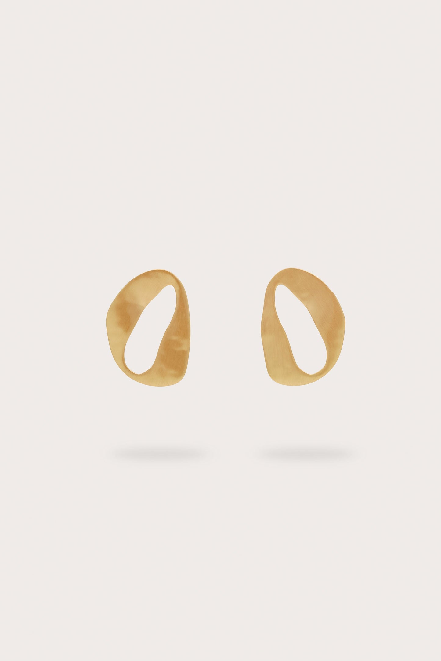 RUE MINI EARRING - BRUSHED BRASS