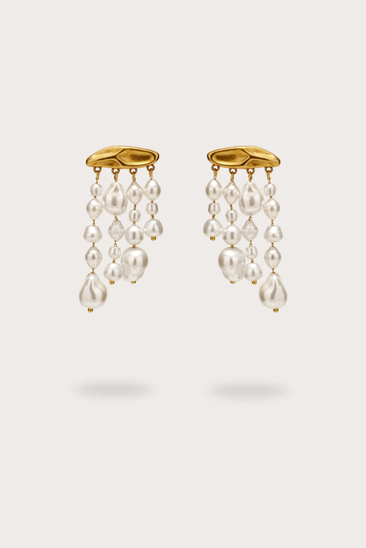 SHIVA EARRING - PEARL