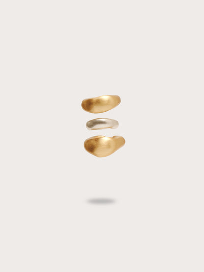 SOLENE EAR CUFF SET - MIXED METAL