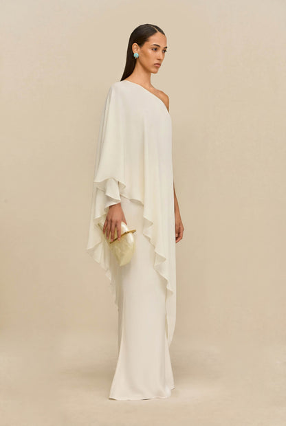 CHANTEL SKIRT - OFF WHITE SILK
