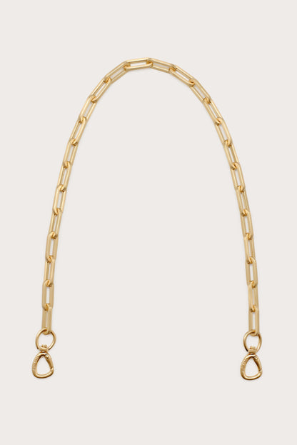 TASHA DETACHABLE CLUTCH STRAP - BRUSHED BRASS