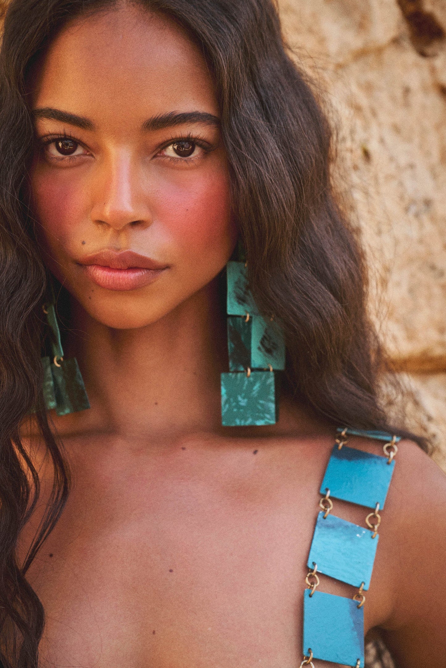 EVELIS EARRING - TEAL