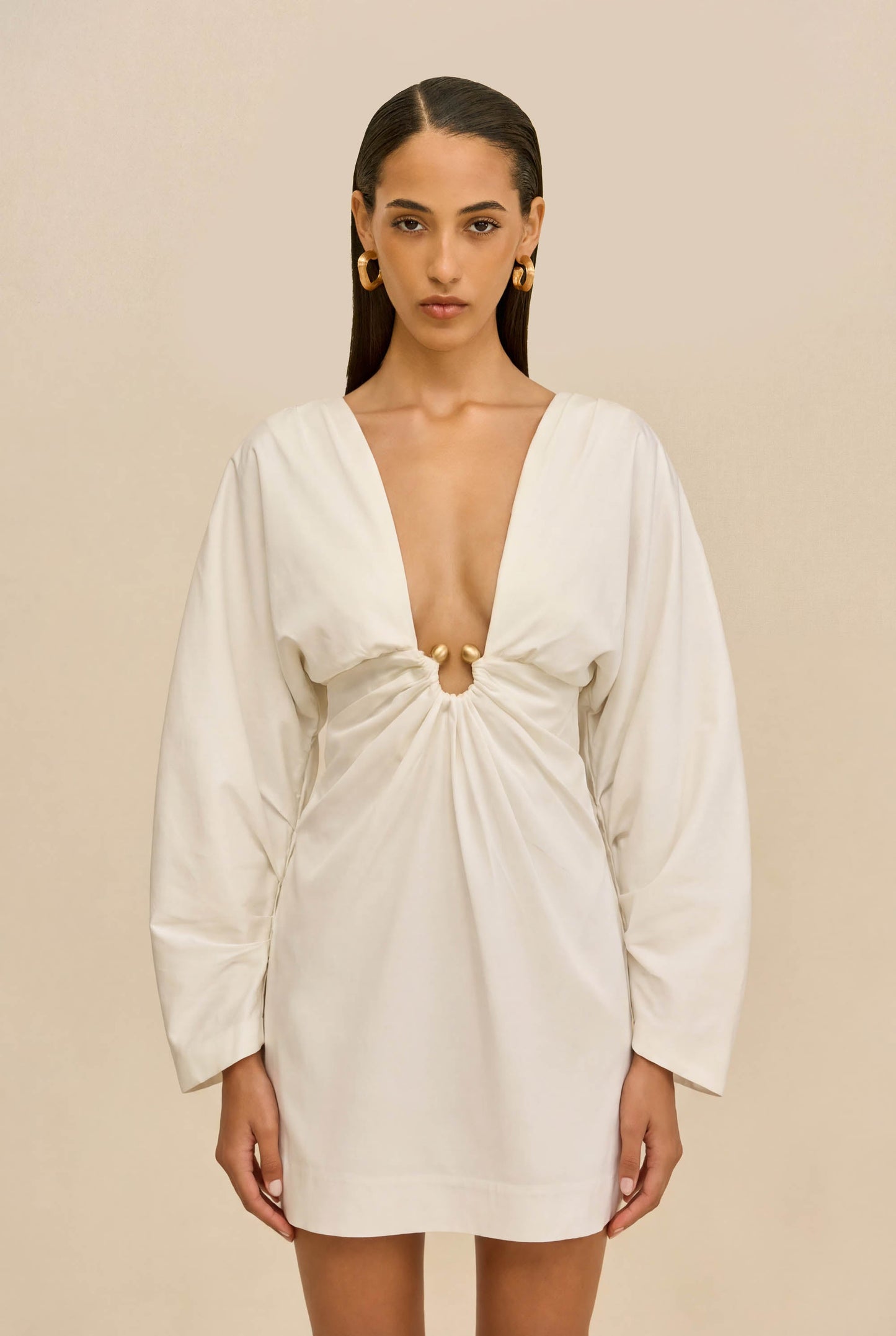 QUESTRA DRESS - OFF WHITE