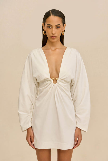 QUESTRA DRESS - OFF WHITE