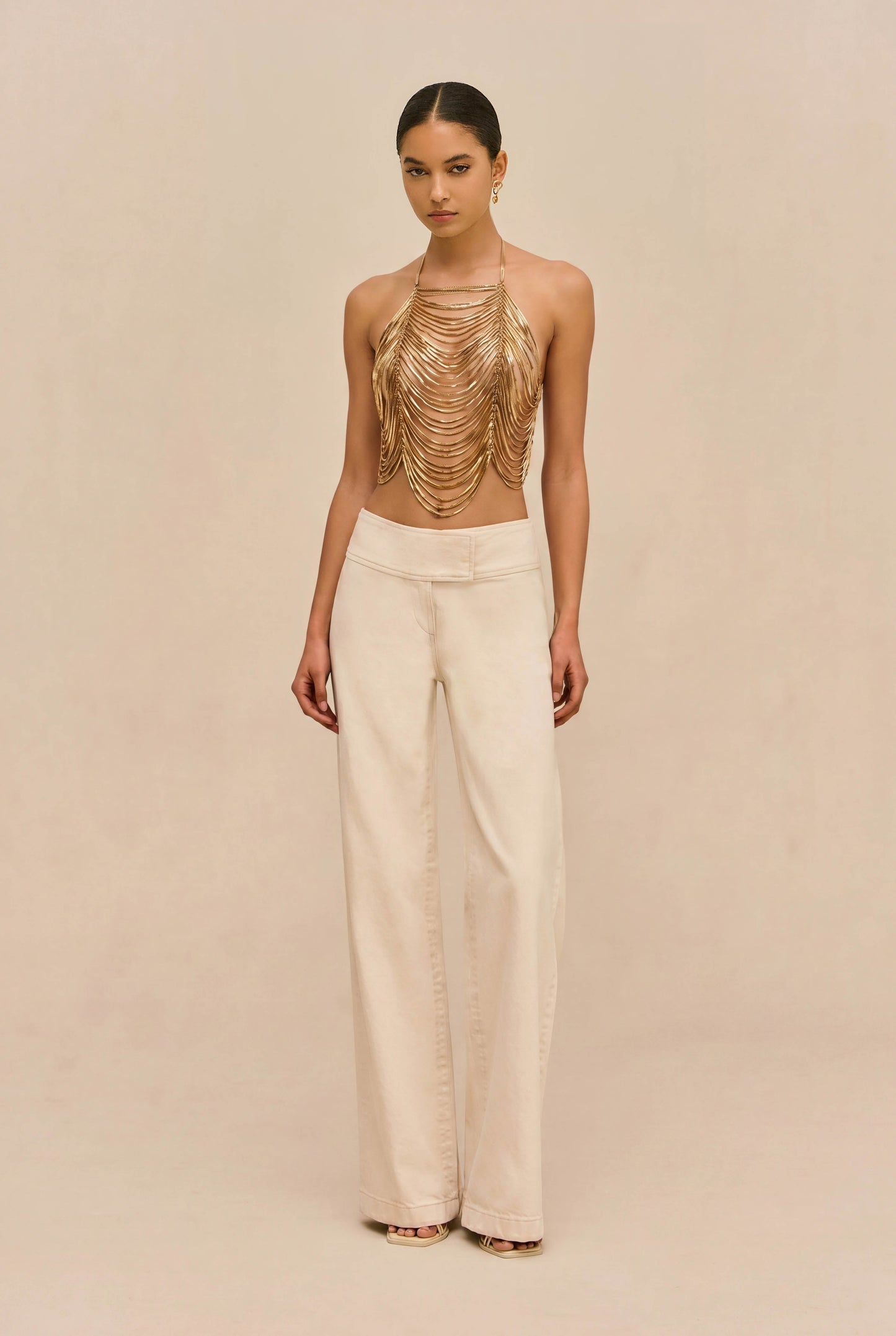 KYE TOP - PALE GOLD