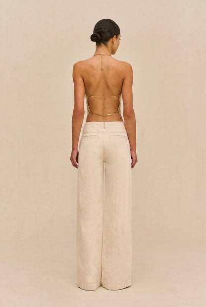 KYE TOP - PALE GOLD