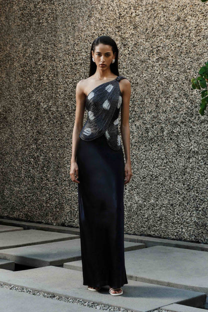 CHANTEL SKIRT - DEEP LAKE